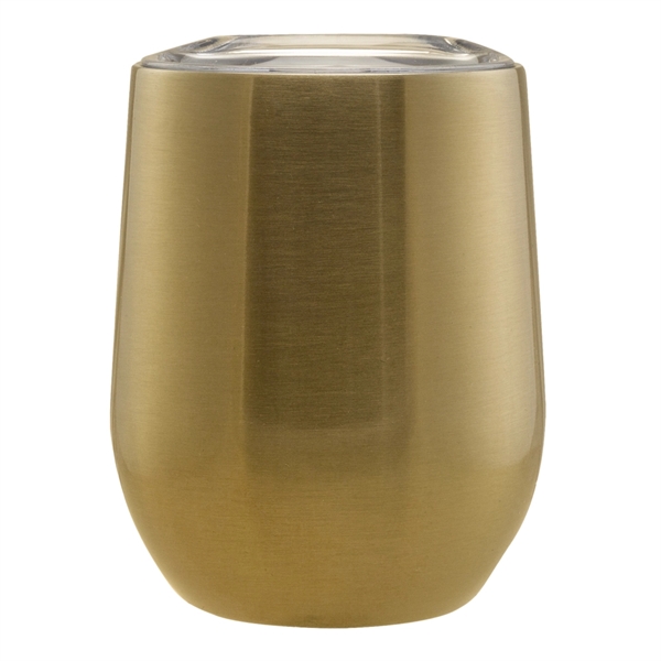 11 oz. stainless steel stemless wine glass with lid and double-wall... from ASI 39552 BEL Promo