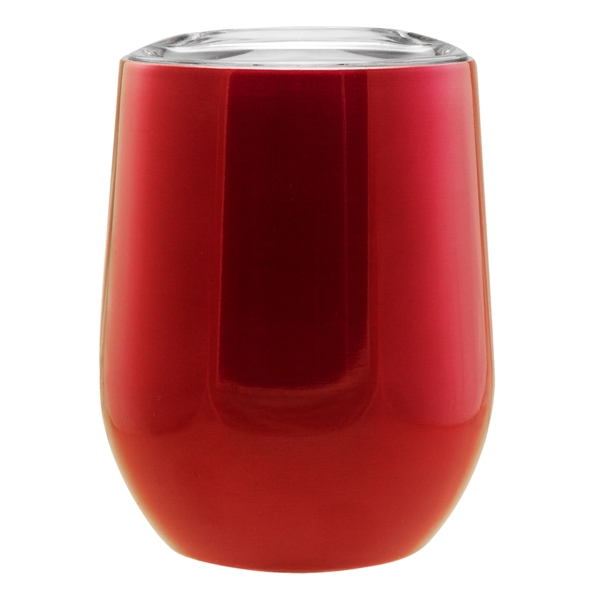 11 oz. stainless steel stemless wine glass with lid and double-wall... from ASI 39552 BEL Promo
