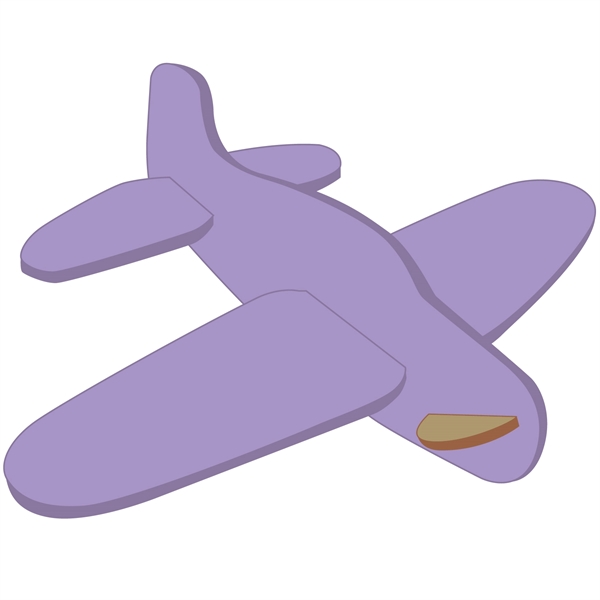 Mailable foam airplane puzzle toy.... from ASI 54886 Foamworx / FoamWorx