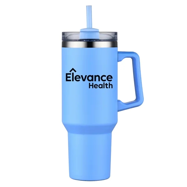 40 Oz Double Walled Vacuum Sealed Tumbler Mug with Powdered Finish.... from ASI 68190 Lungsal / Lungsal