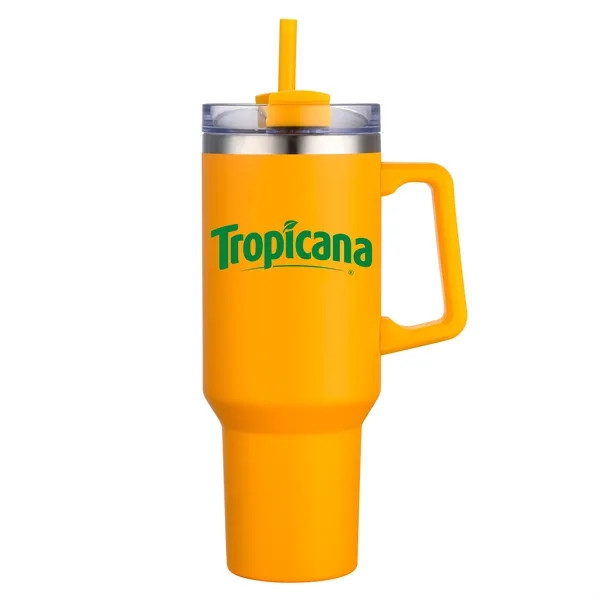 40 Oz Double Walled Vacuum Sealed Tumbler Mug with Powdered Finish.... from ASI 68190 Lungsal / Lungsal