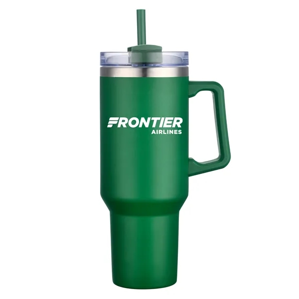 40 Oz Double Walled Vacuum Sealed Tumbler Mug with Powdered Finish.... from ASI 68190 Lungsal / Lungsal