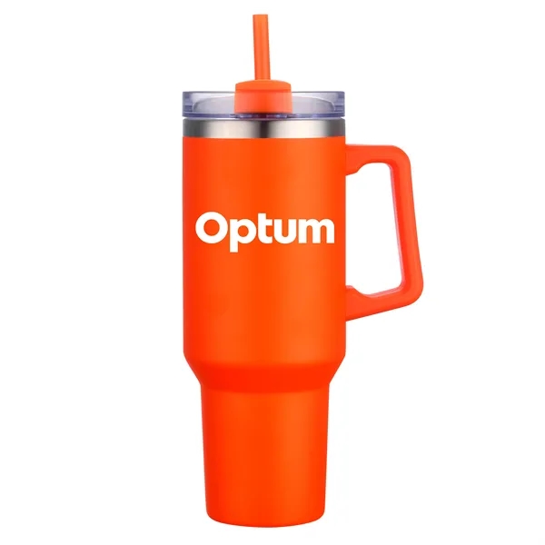 40 Oz Double Walled Vacuum Sealed Tumbler Mug with Powdered Finish.... from ASI 68190 Lungsal / Lungsal