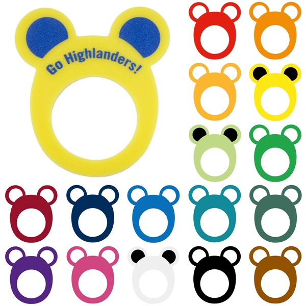 Round Animal Ears Pullover Visor, One size fits most. Stock outlines... from ASI 54886 Foamworx / FoamWorx