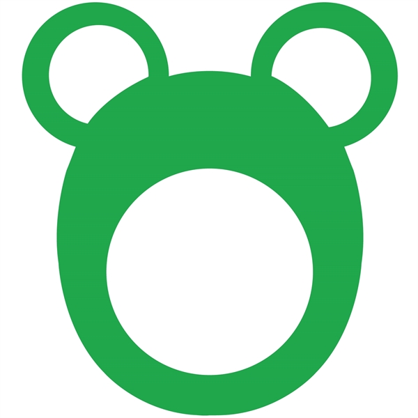 Round Animal Ears Pullover Visor, One size fits most. Stock outlines... from ASI 54886 Foamworx / FoamWorx