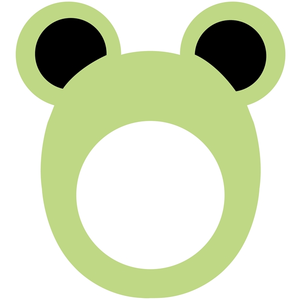 Round Animal Ears Pullover Visor, One size fits most. Stock outlines... from ASI 54886 Foamworx / FoamWorx
