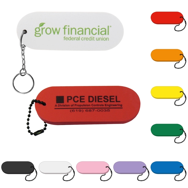 foam key chain for up to 2 keys.... from ASI 54886 Foamworx / FoamWorx