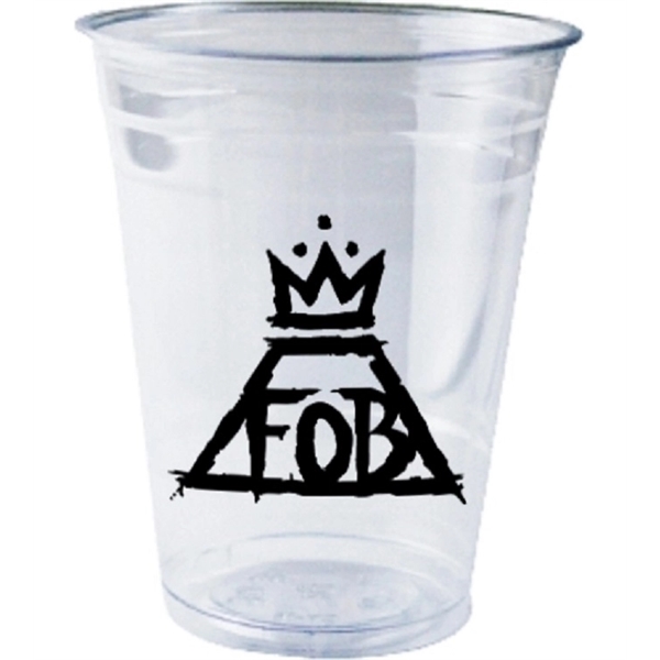 Durable 10 oz. soft-sided clear plastic cup, ideal for events and... from ASI 67075 Leprechaun Promotions, LLC / Leprechaun Promotions