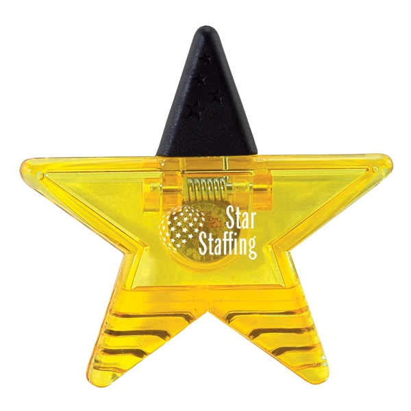Star shaped magnetic clip with black grip.... from ASI 62190 Illini