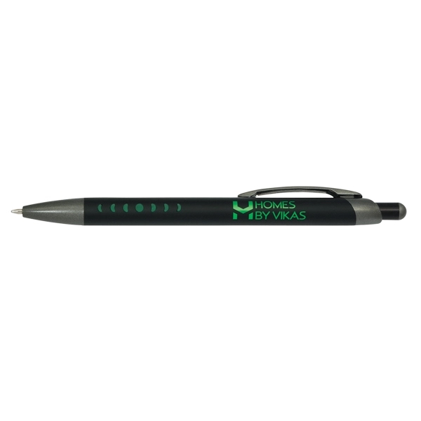 Metal pen with black satin finish and plating matching grip color.... from ASI 42920 Busrel Inc