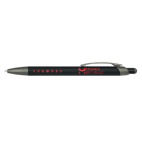 Metal pen with black satin finish and plating matching grip color.... from ASI 42920 Busrel Inc