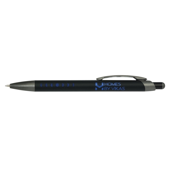 Metal pen with black satin finish and plating matching grip color.... from ASI 42920 Busrel Inc