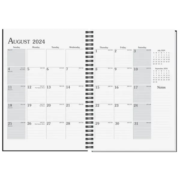 Hybrid 14 month Academic planner and journal in one. Leather-like cover... from ASI 50873 Drum-Line / Drum-line Inc