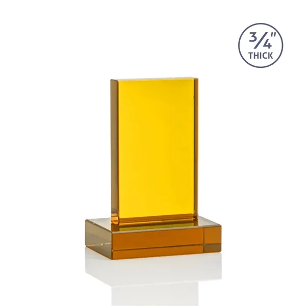 The Marvelous Hathaway Award features a striking Amber Crystal Tower mounted... from ASI 84592 St Regis Group / St Regis