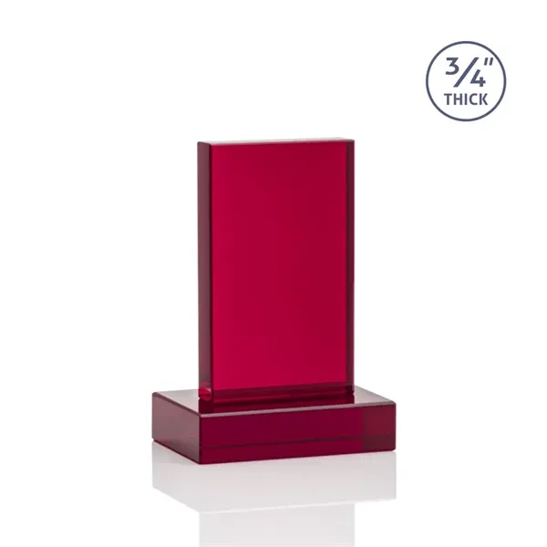The Marvelous Hathaway Award features a striking Ruby Crystal Tower mounted... from ASI 84592 St Regis Group / St Regis