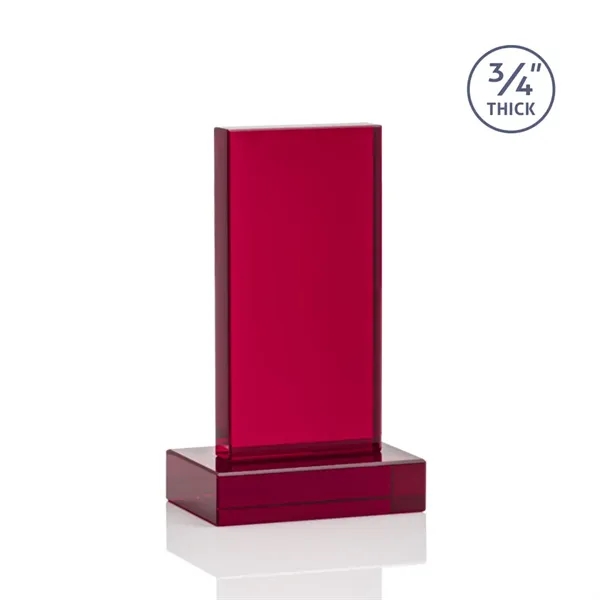 The Marvelous Hathaway Award features a striking Ruby Crystal Tower mounted... from ASI 84592 St Regis Group / St Regis