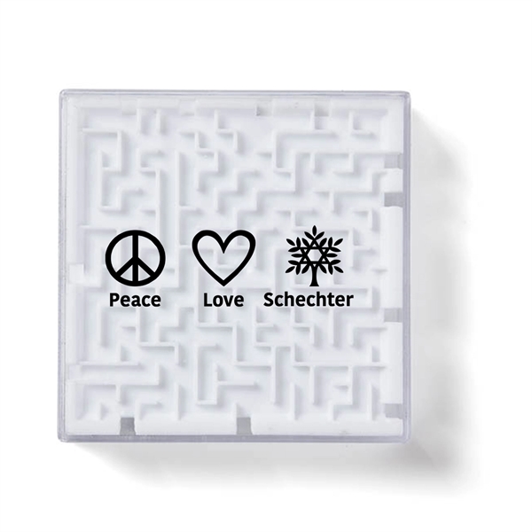 2 5/8" A-MAZE-ing plastic metal ball puzzle games with locking ball... from ASI 63549 Jornik Manufacturing Corp / Jornik