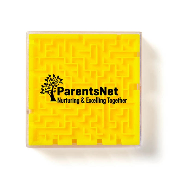 2 5/8" A-MAZE-ing plastic metal ball puzzle games with locking ball... from ASI 63549 Jornik Manufacturing Corp / Jornik