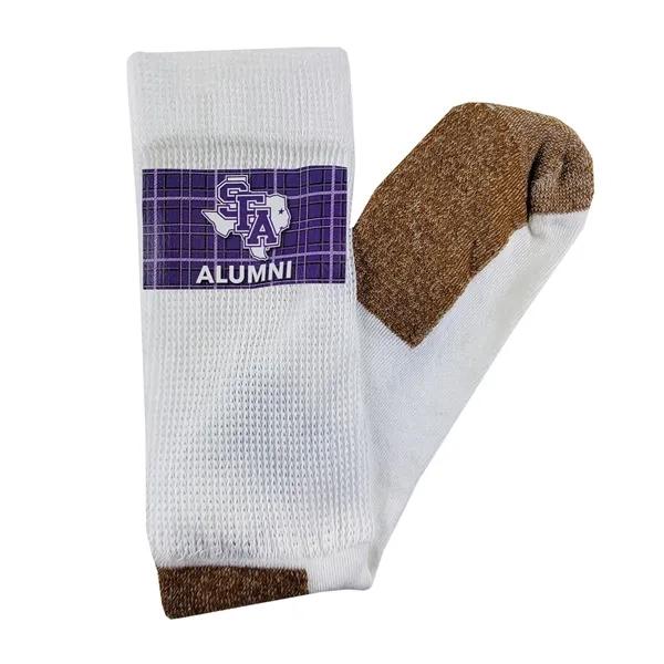 Steel toe boot socks with full cushion foot and leg, moisture... from ASI 90160 Suntex Industries
