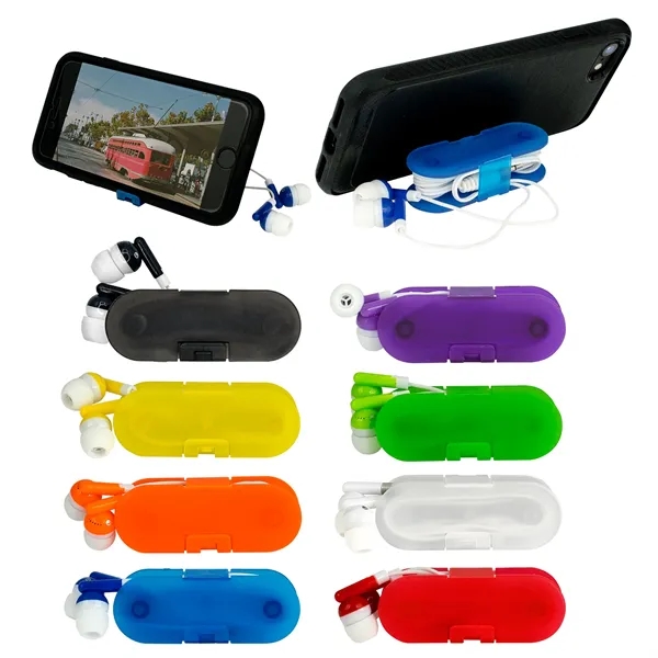 Ear Bud Wrap Phone Stand... from ASI 30208 A P Specialties / AP Specialties