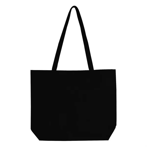 18" x 14.5" x 4" polyester open tote bag with self... from ASI 37980 Bagworld