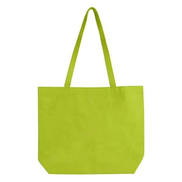 18" x 14.5" x 4" polyester open tote bag with self... from ASI 37980 Bagworld