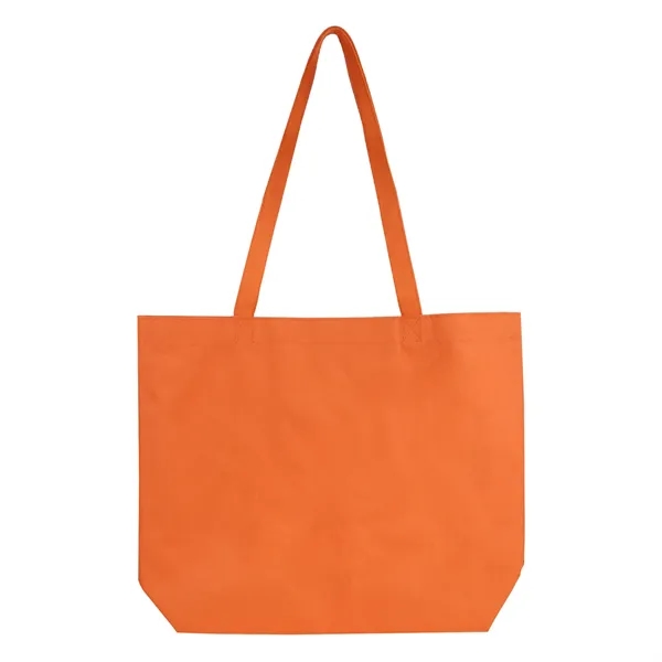 18" x 14.5" x 4" polyester open tote bag with self... from ASI 37980 Bagworld