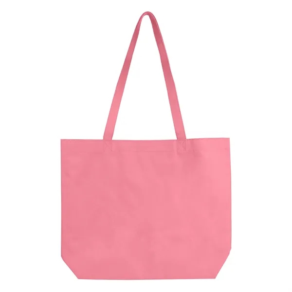 18" x 14.5" x 4" polyester open tote bag with self... from ASI 37980 Bagworld