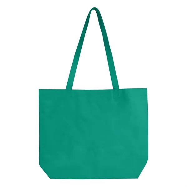 18" x 14.5" x 4" polyester open tote bag with self... from ASI 37980 Bagworld