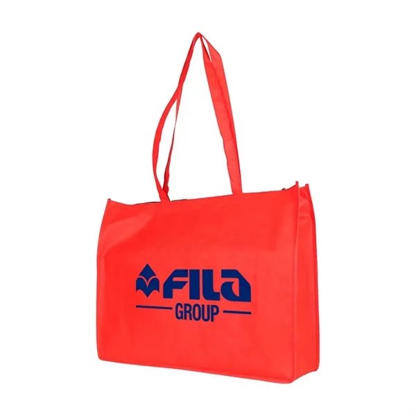 Extra large non woven shopping tote bag with zipper.... from ASI 31517 Admart Products / Admart Line