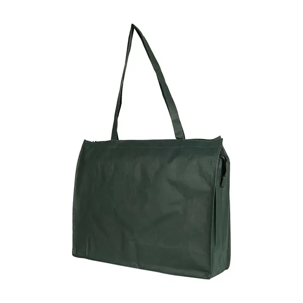 Extra large non woven shopping tote bag with zipper.... from ASI 31517 Admart Products / Admart Line