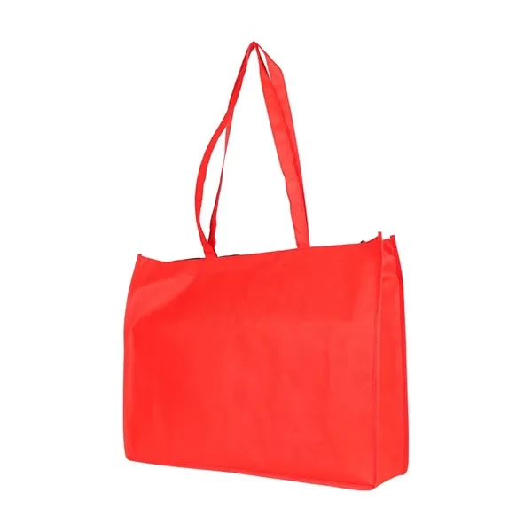 Extra large non woven shopping tote bag with zipper.... from ASI 31517 Admart Products / Admart Line