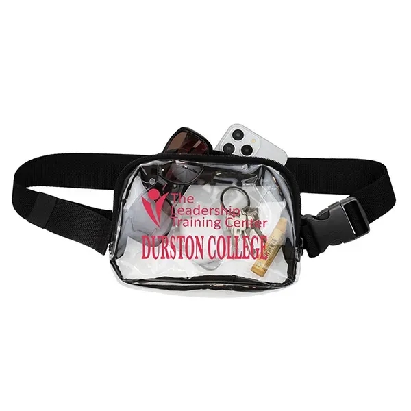 8" x 5 1/2" x 1 1/2" clear TPU fanny pack... from ASI 62660 Innovation Line