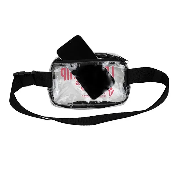 8" x 5 1/2" x 1 1/2" clear TPU fanny pack... from ASI 62660 Innovation Line