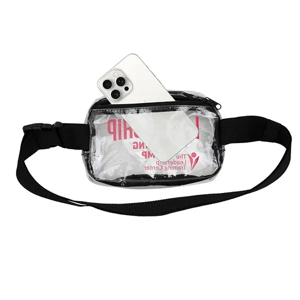 8" x 5 1/2" x 1 1/2" clear TPU fanny pack... from ASI 62660 Innovation Line