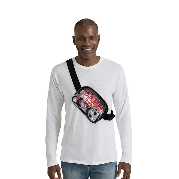 8" x 5 1/2" x 1 1/2" clear TPU fanny pack... from ASI 62660 Innovation Line