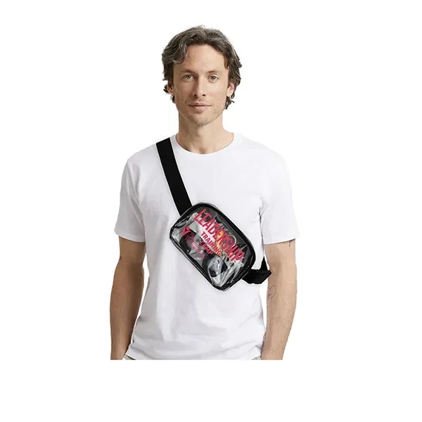 8" x 5 1/2" x 1 1/2" clear TPU fanny pack... from ASI 62660 Innovation Line
