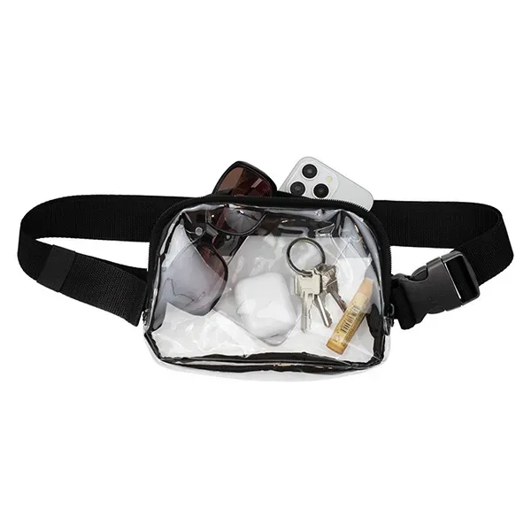 8" x 5 1/2" x 1 1/2" clear TPU fanny pack... from ASI 62660 Innovation Line