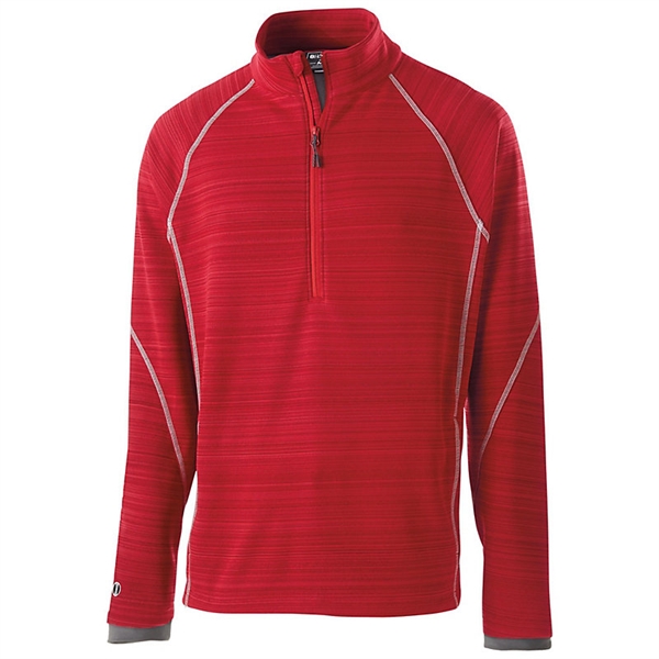 Adult pullover jacket made of Dry-Excel™ bonded polyester with raglan sleeves... from ASI 37461 Augusta Sportswear / Holloway® Holloway Sportswear