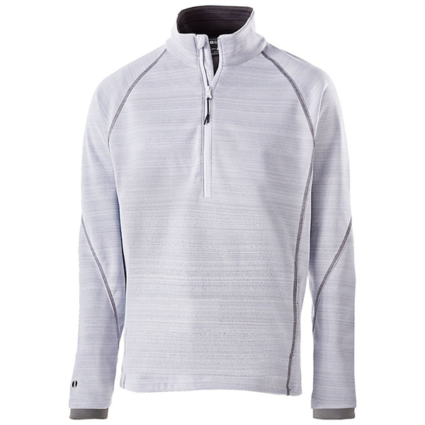 Adult pullover jacket made of Dry-Excel™ bonded polyester with raglan sleeves... from ASI 37461 Augusta Sportswear / Holloway® Holloway Sportswear