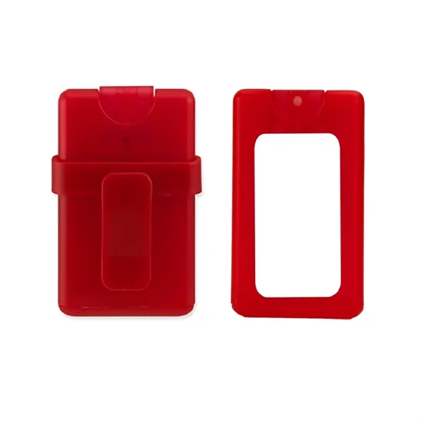 0.67 oz. credit card hand sanitizer gel with 62% alcohol... from ASI 37218 Athena Promo (tm)