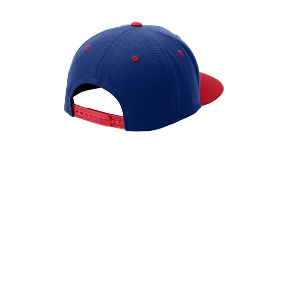 Sport-Tek Yupoong Flat Bill Snapback Cap.... from ASI 84863 SanMar