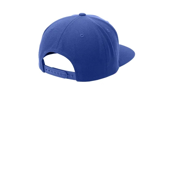 Sport-Tek Yupoong Flat Bill Snapback Cap.... from ASI 84863 SanMar