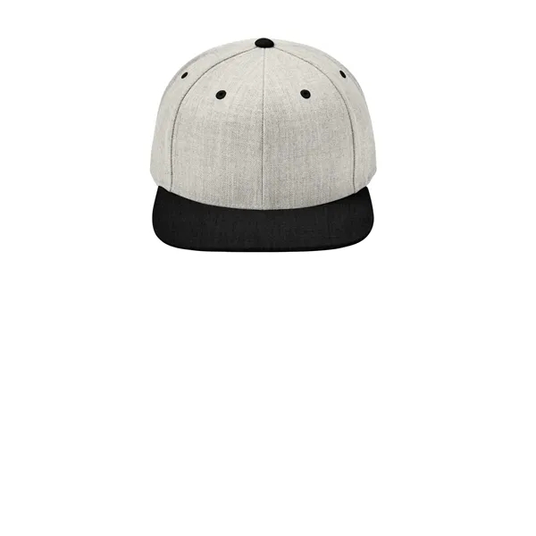Sport-Tek Yupoong Flat Bill Snapback Cap.... from ASI 84863 SanMar