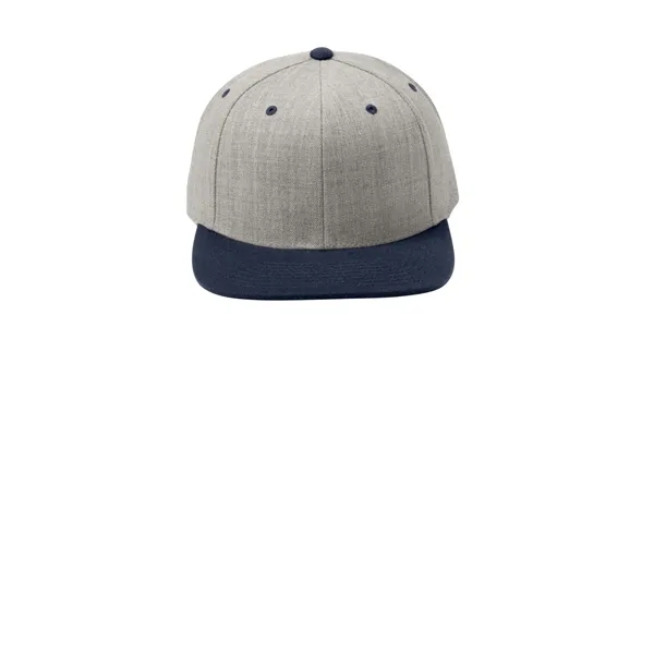 Sport-Tek Yupoong Flat Bill Snapback Cap.... from ASI 84863 SanMar