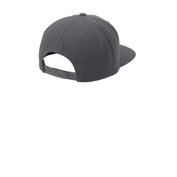 Sport-Tek Yupoong Flat Bill Snapback Cap.... from ASI 84863 SanMar