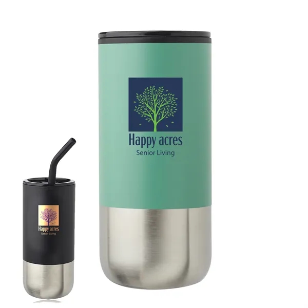 20 oz. Travel Mugs with matching silicone straw Straw. Stainless Steel... from ASI 62088 IDProductsource