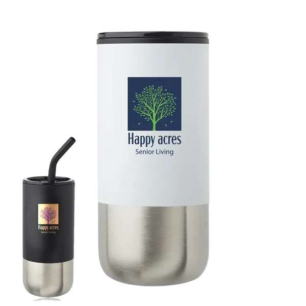 20 oz. Travel Mugs with matching silicone straw Straw. Stainless Steel... from ASI 62088 IDProductsource