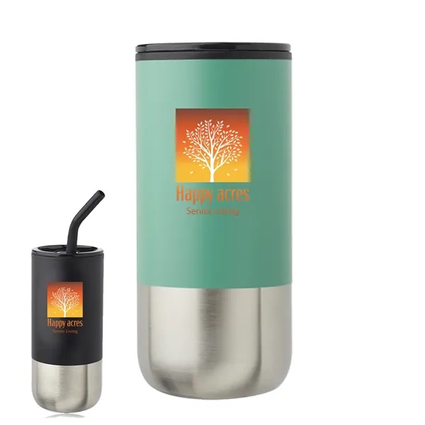 20 oz. Travel Mugs with matching silicone straw Straw. Stainless Steel... from ASI 62088 IDProductsource