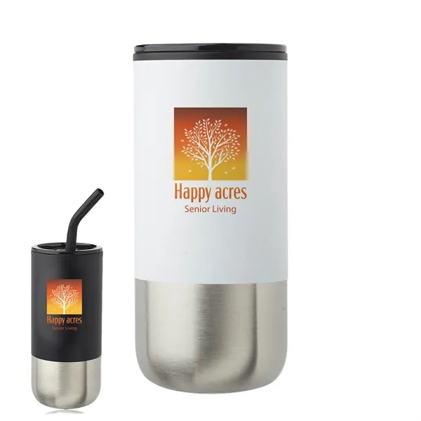 20 oz. Travel Mugs with matching silicone straw Straw. Stainless Steel... from ASI 62088 IDProductsource